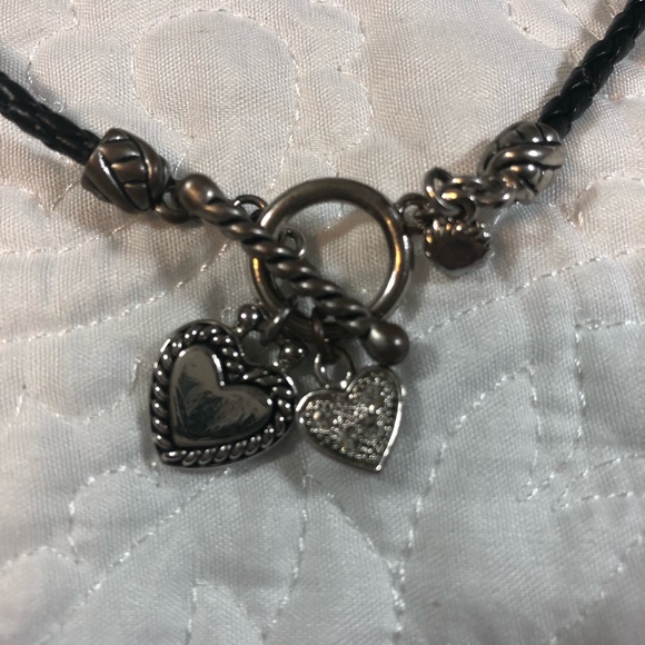 5/$25 š¤ Lia Sophia 2000s Choker Necklace with T-Clasp & Heart Charms